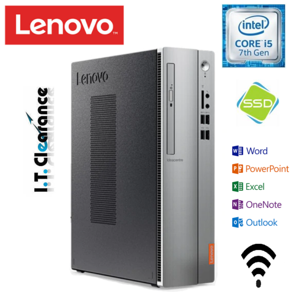 Lenovo IdeaCentre SFF i5-7400 16GB 250GB SSD 2T WIFI W11/OFFICE HOME/BUSINESS