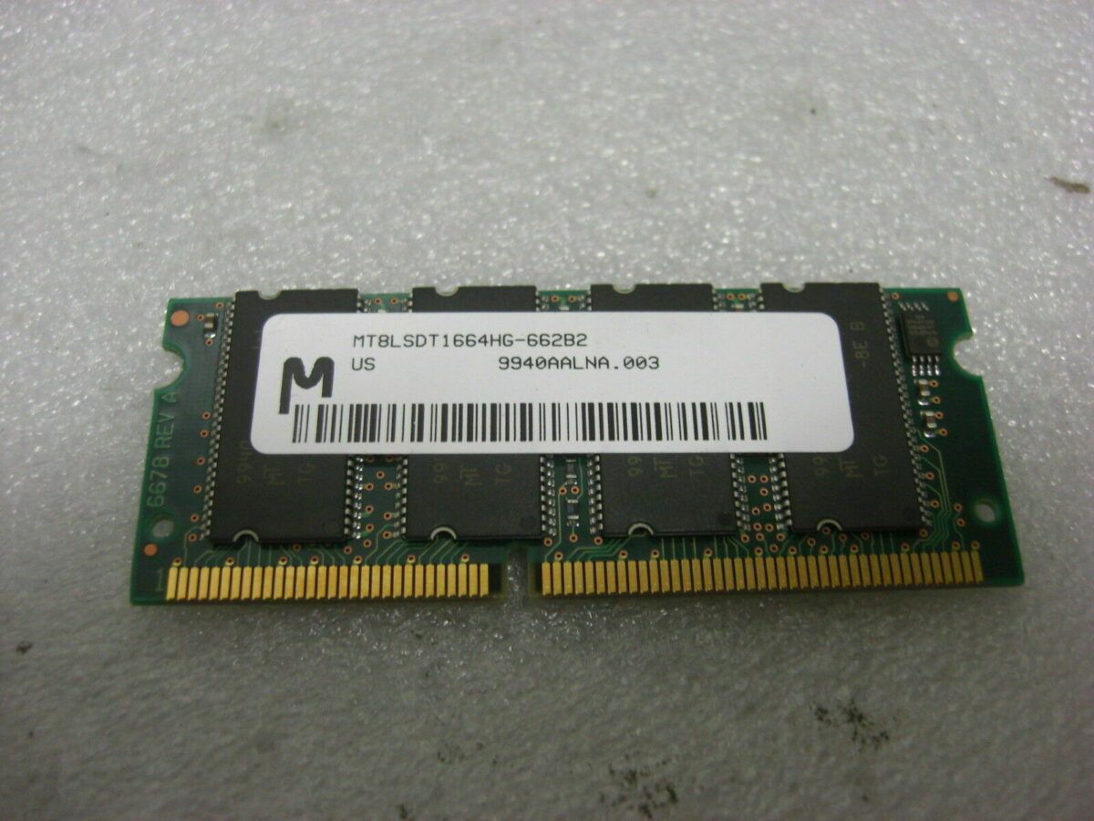 MT8LSDT1664HG-662B2 – Micron 128MB Memory Module (66MHZ) – IT