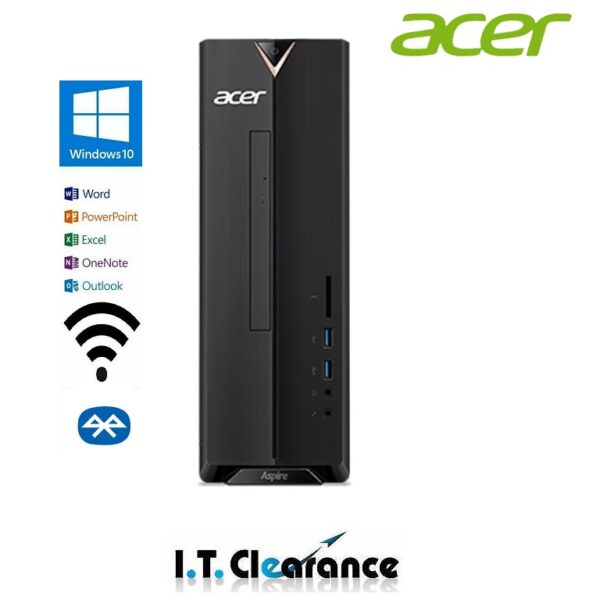 Acer Aspire XC-330 A6-9220e, 1.6GHz, 8GB 256GB SSD+2TB WIFI W10 OFFICE