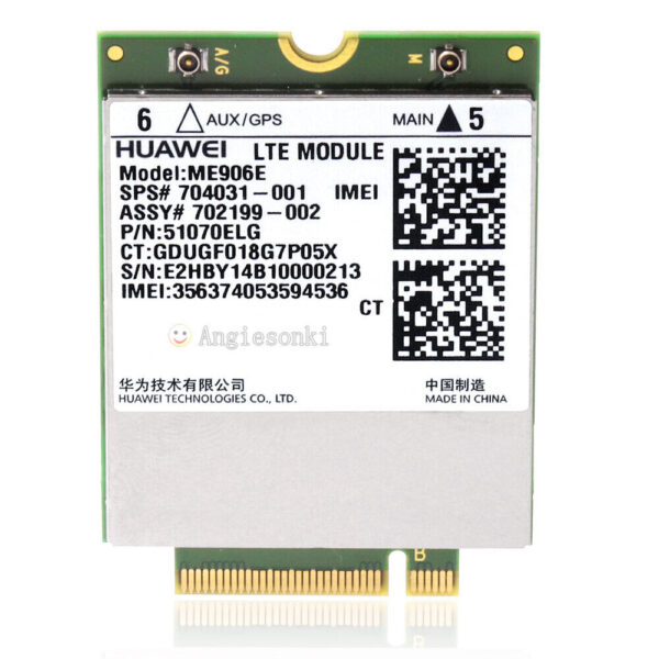 HP lt4112 HUAWEI ME906E NGFF LTE HSPA+ FDD 4G WWAN Module Card 704031-001