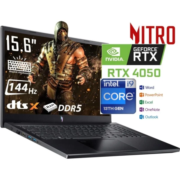Acer Nitro V 15 15.6" i9-13900H 32GB DDR5 1TB SSD NVIDIA RTX 4050 6G GAMING